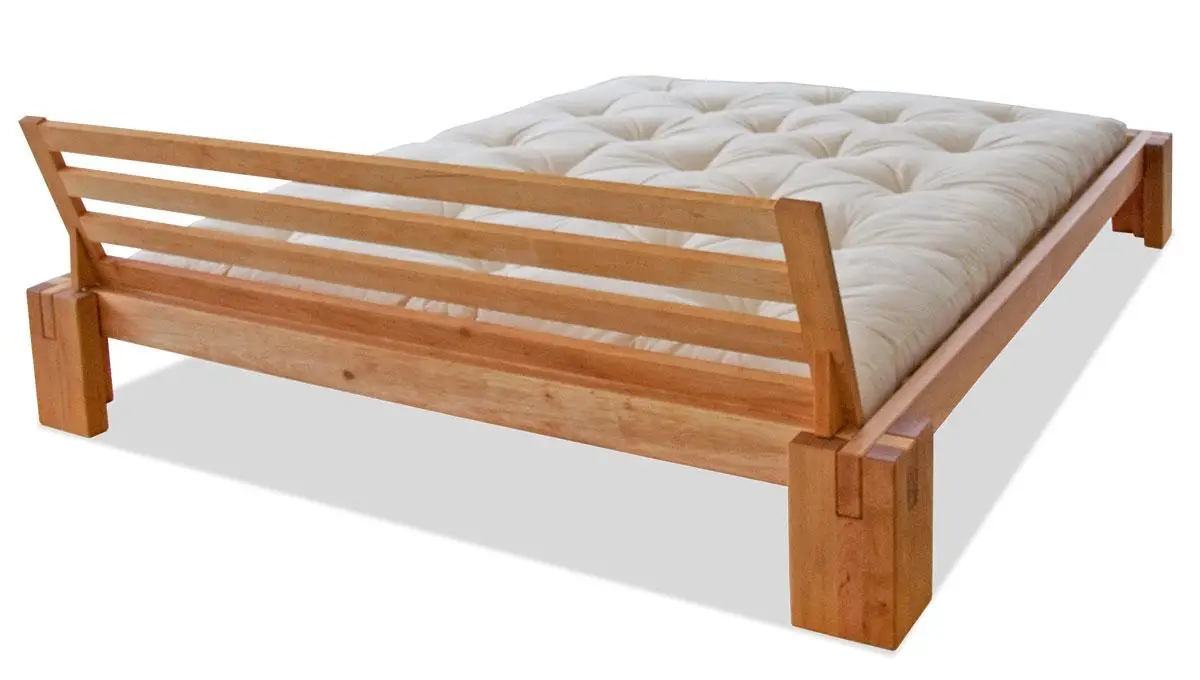 Minimalistyczne łóżko drewniane BASIC – piękne w swej prostocie - obrazek 2